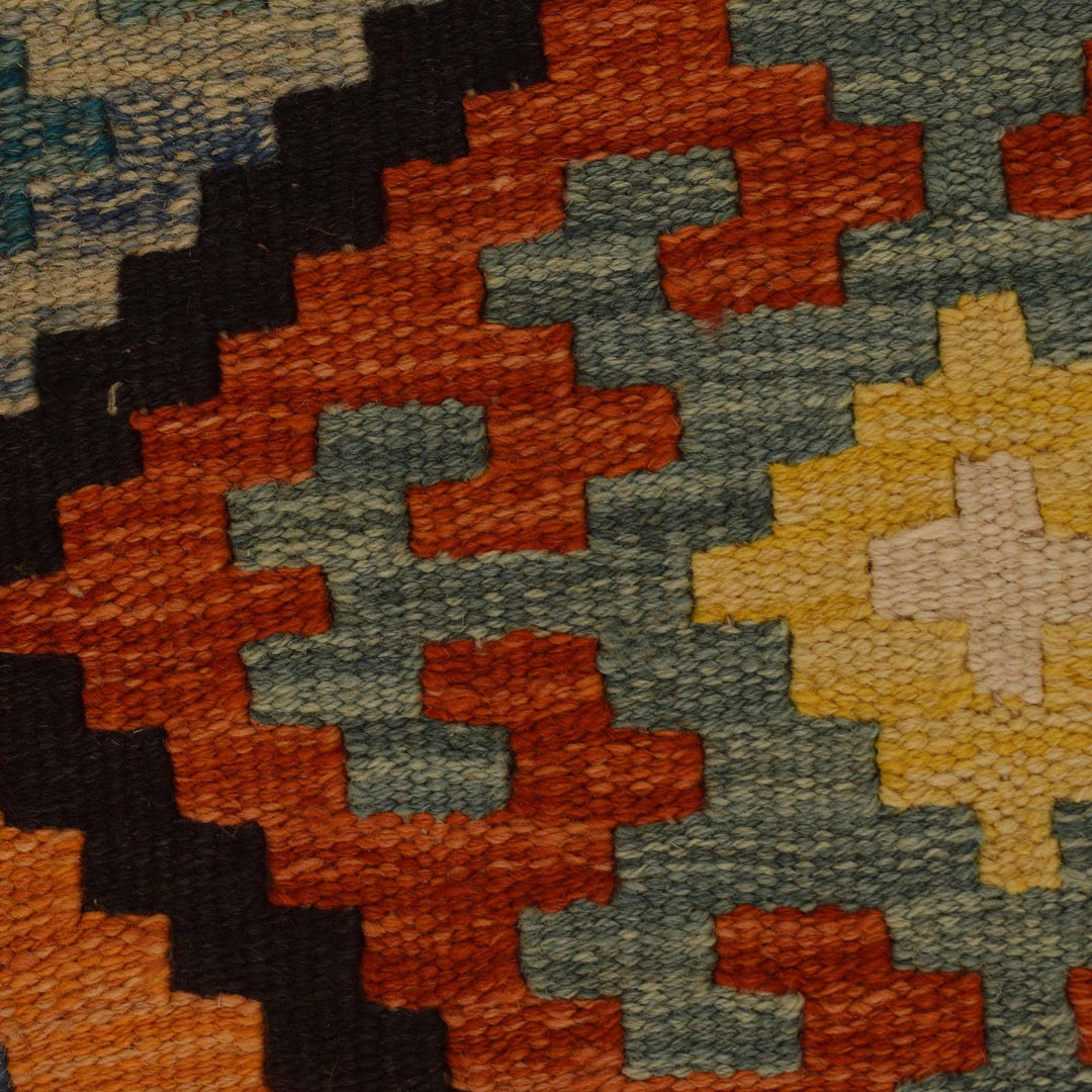 Hand Knotted Flatweave Kilim 4' 2" x 5' 9" - No. AL93490