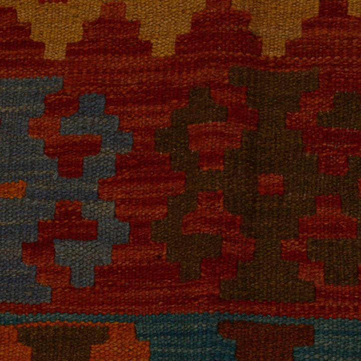 Hand Knotted Afghan Style Kilim 5' 10" x 8' 3" - No. AL54799