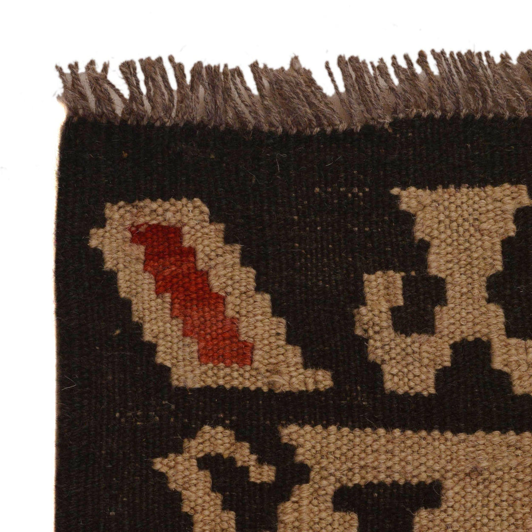 Hand Woven Wool Kelim 5' 10" x 7' 9" - No. AL36893