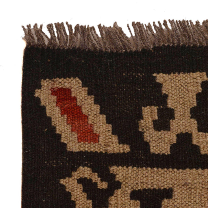 Hand Woven Wool Kelim 5' 10" x 7' 9" - No. AL36893