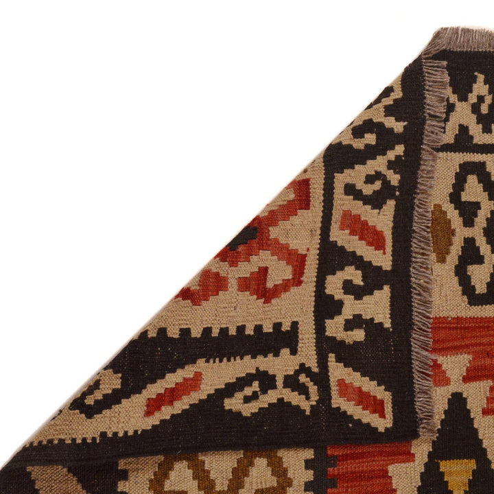 Hand Woven Wool Kelim 5' 10" x 7' 9" - No. AL36893