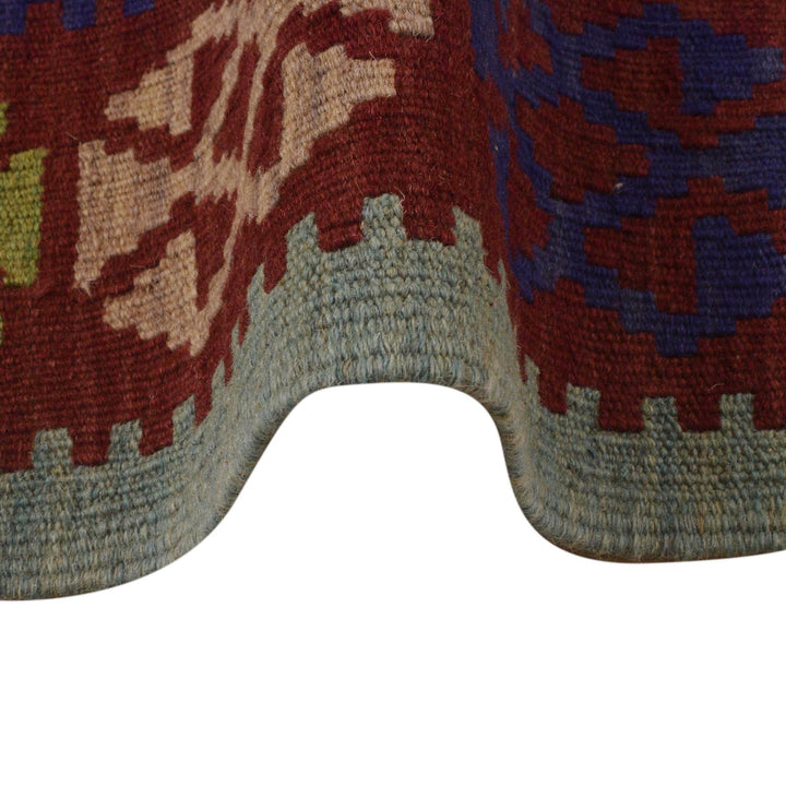 Handmade Turkish Design Wool Kilim 6' 11" x 9' 7" - No. AL35610