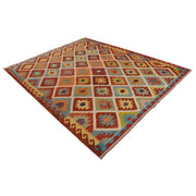 Hand Knotted Flatweave Kilim 7' 11" x 9' 11" - No. AL53548