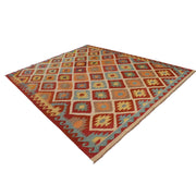 Hand Knotted Flatweave Kilim 7' 11" x 9' 11" - No. AL53548