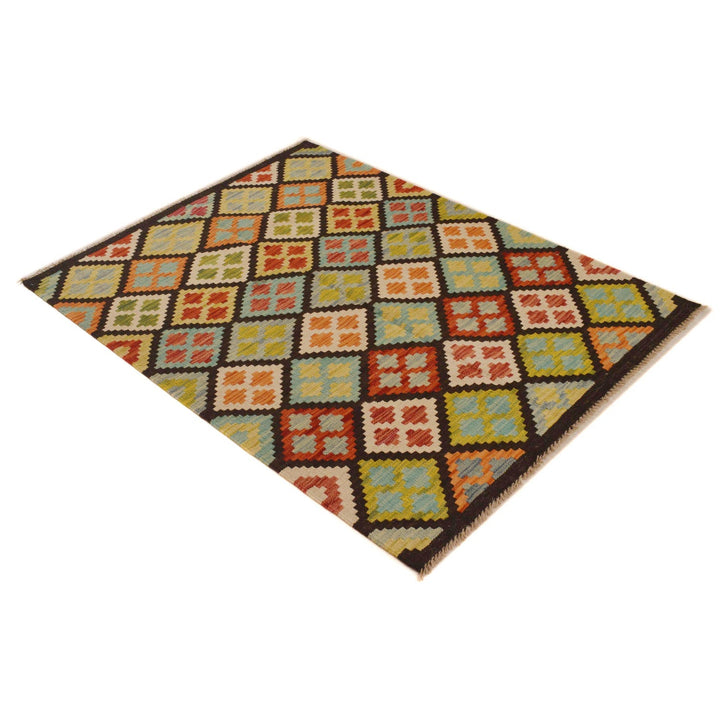 Handmade Vegetable Kilim 3' 6" x 4' 9" - No. AL98365