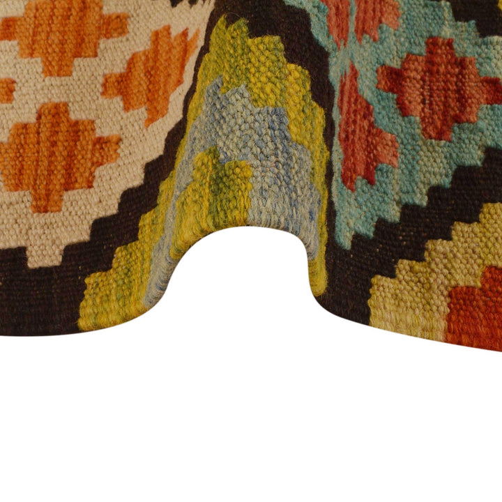 Handmade Vegetable Kilim 3' 6" x 4' 9" - No. AL98365