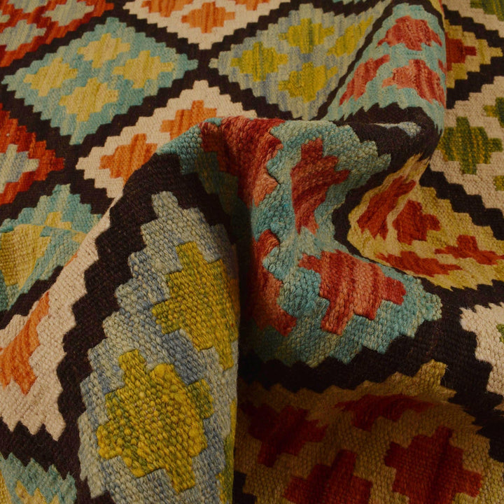 Handmade Vegetable Kilim 3' 6" x 4' 9" - No. AL98365