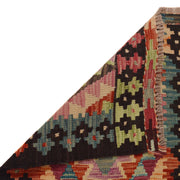 Hand Knotted Afghan Style Kilim Runner 1' 9" x 8' 0" - No. AL97892