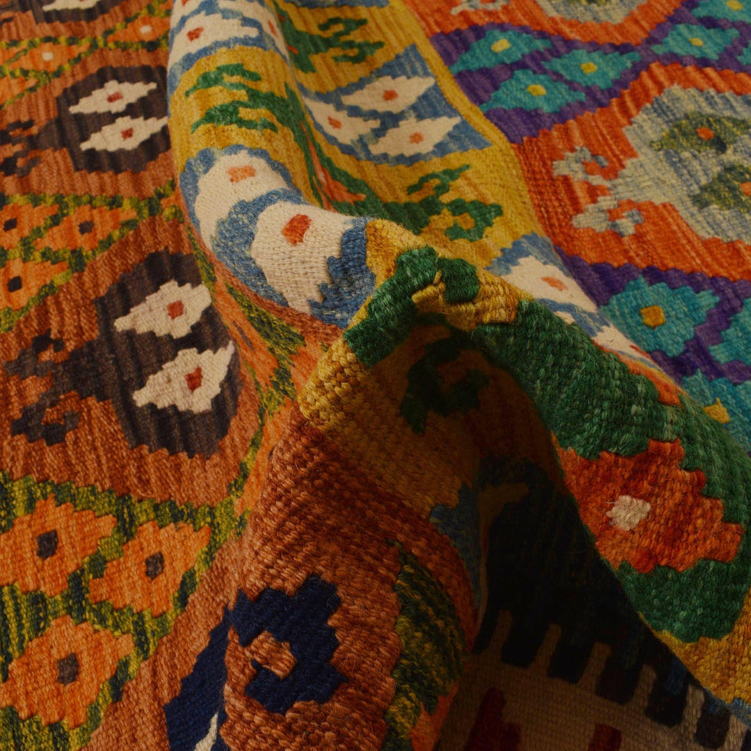 Medium Size Chobi Kilim 6' 0" x 8' 2" - No. AL55219