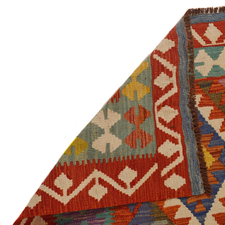 Hand Knotted Flatweave Kilim 5' 10" x 7' 8" - No. AL35575