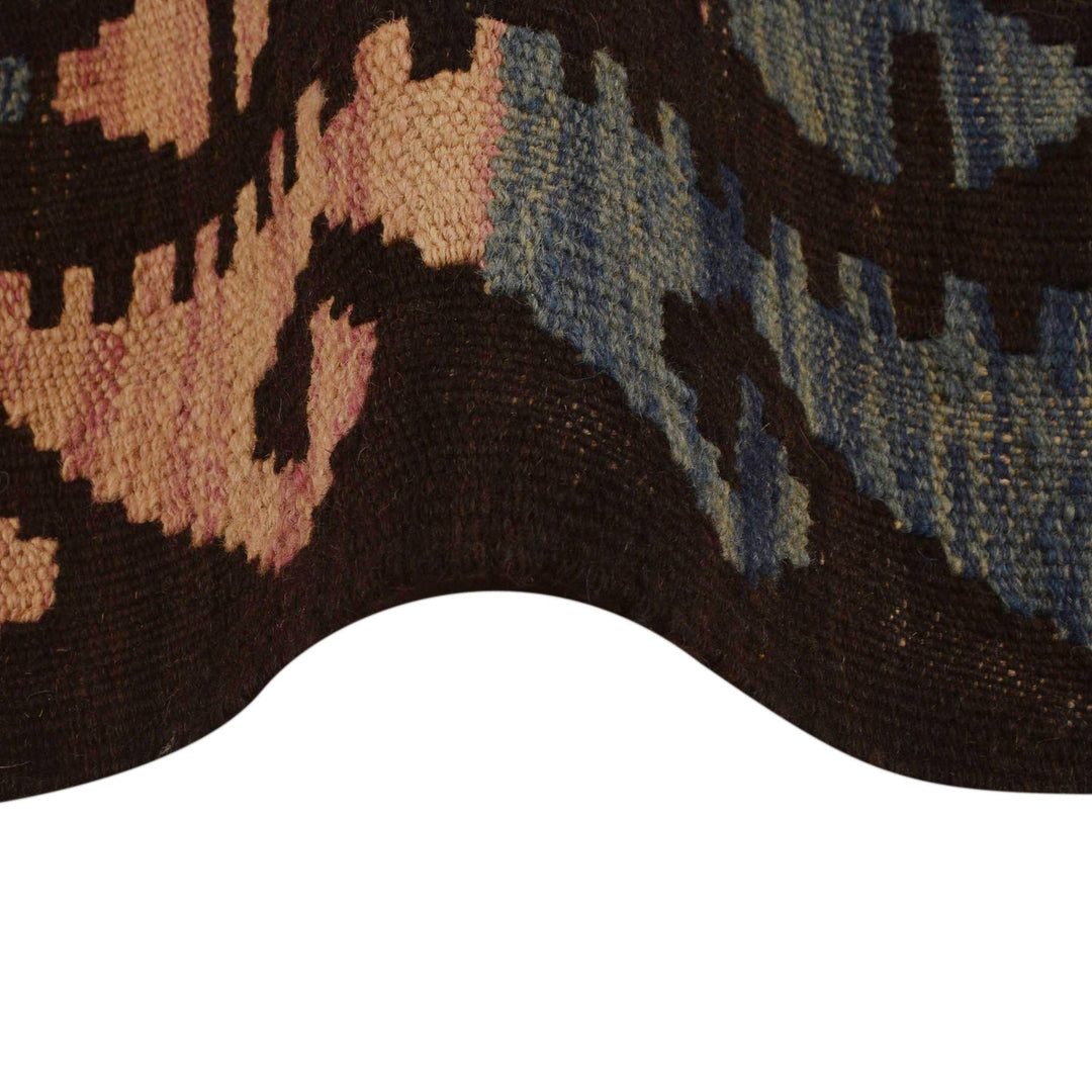 Handmade Turkish Design Wool Kilim 3' 4" x 4' 9" - No. AL70196