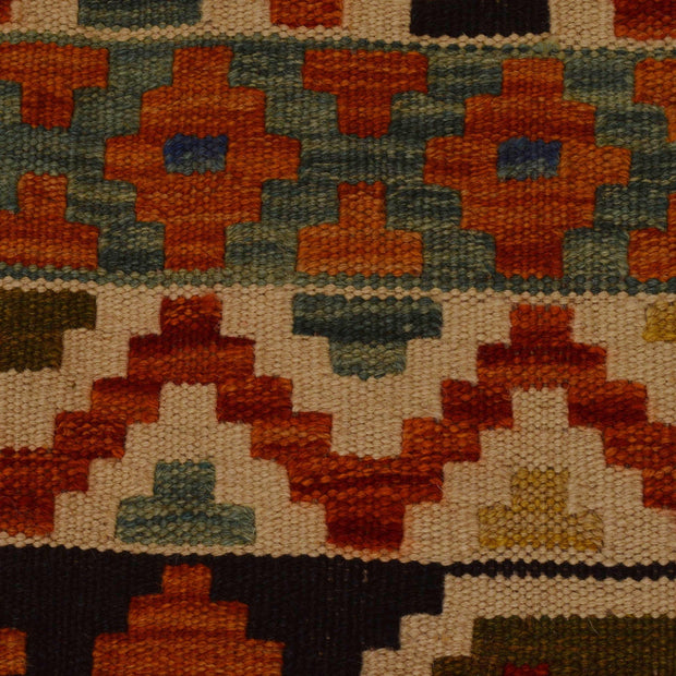 Hand Made Afghan Kilim 4' 10" x 7' 6" - No. AL36412