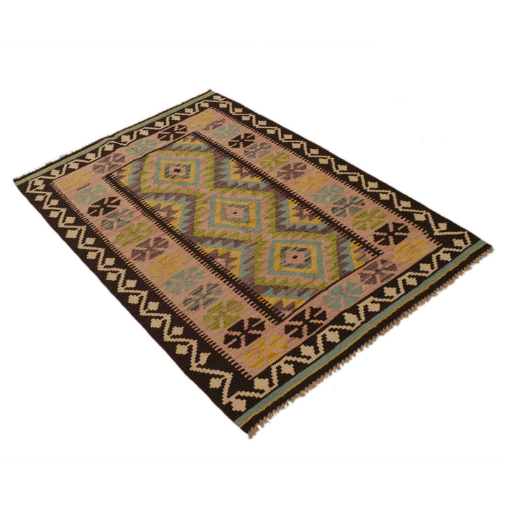 Small Size Chobi Kilim 3' 3" x 4' 10" - No. AL96686