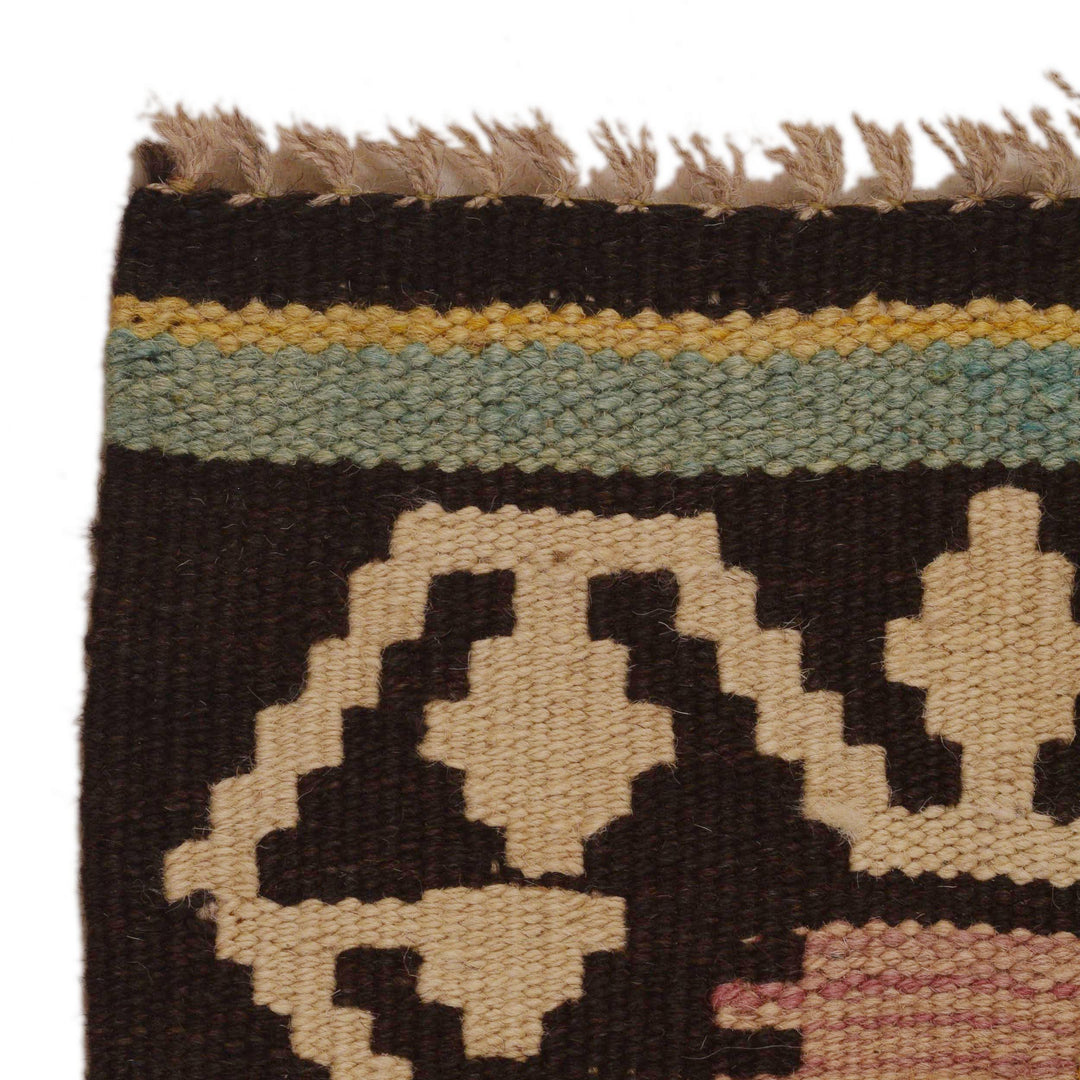 Small Size Chobi Kilim 3' 3" x 4' 10" - No. AL96686