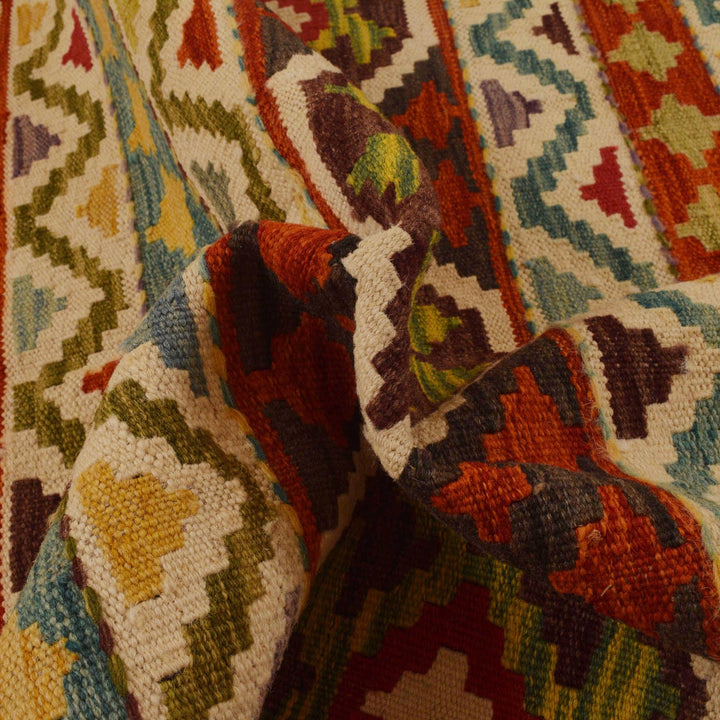 Hand Knotted Flatweave Kilim 3' 3" x 5' 3" - No. AL77610