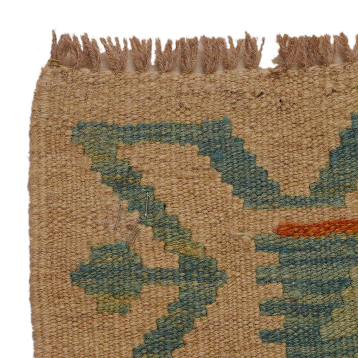 Handmade Afghan Vegetable Kilim 3' 3" x 4' 11" - No. AL28121