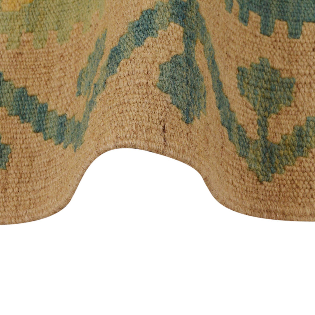 Handmade Afghan Vegetable Kilim 3' 3" x 4' 11" - No. AL28121