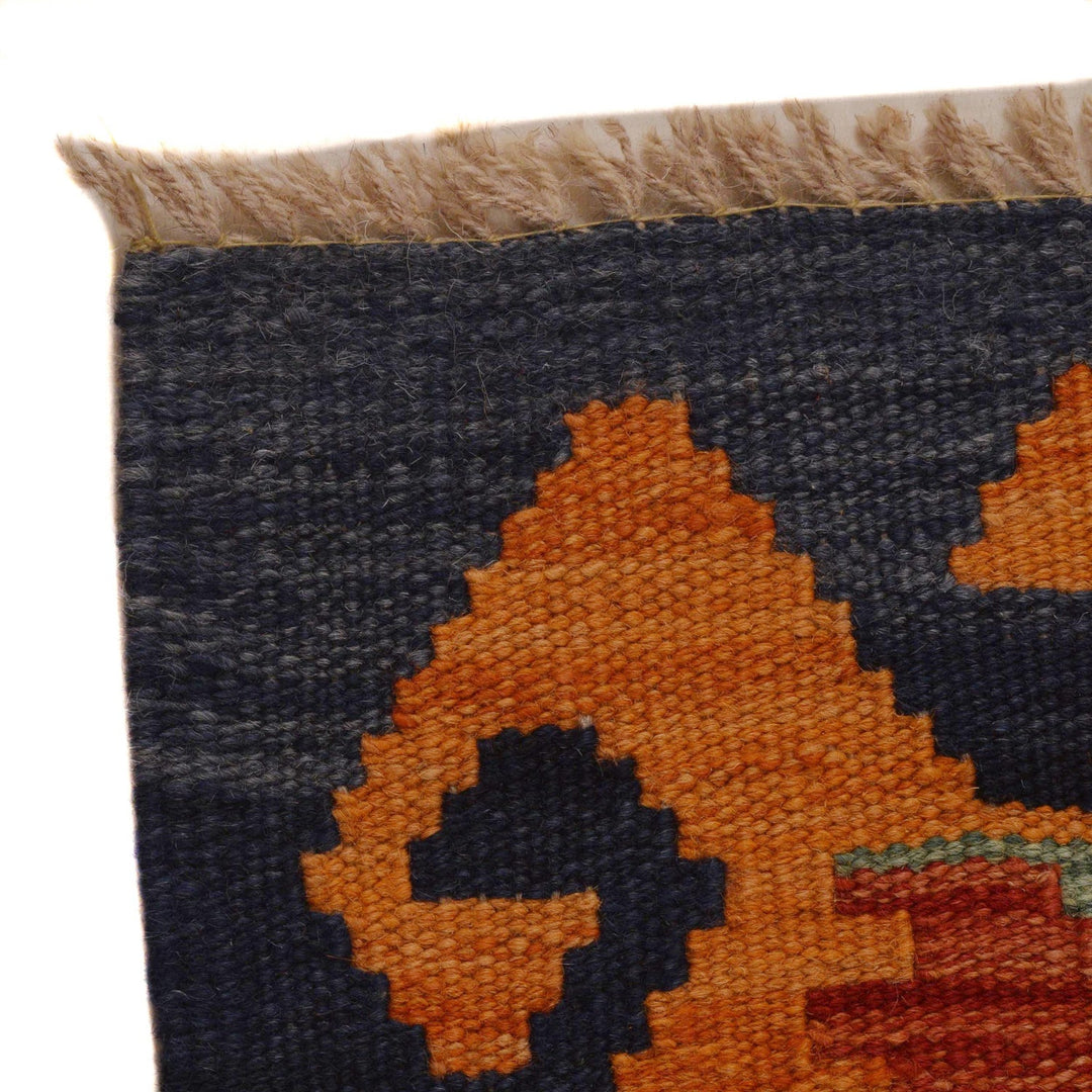 Handmade Afghan Vegetable Kilim 3' 2" x 4' 10" - No. AL38936