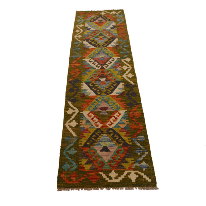 Handmade Vegetable Kelim Runner 1' 8"x 6' 8" - No. AL48184