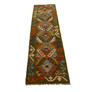 Handmade Vegetable Kelim Runner 1' 8"x 6' 8" - No. AL48184