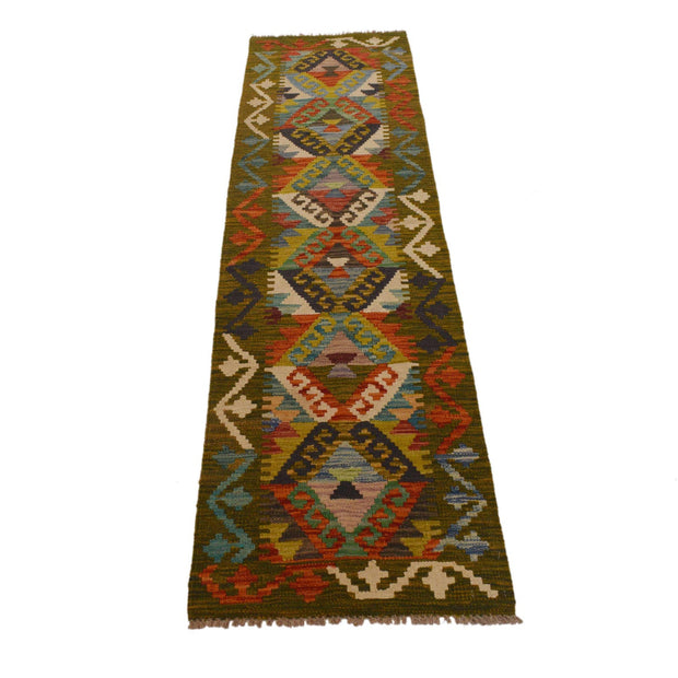 Handmade Vegetable Kelim Runner 1' 8"x 6' 8" - No. AL48184