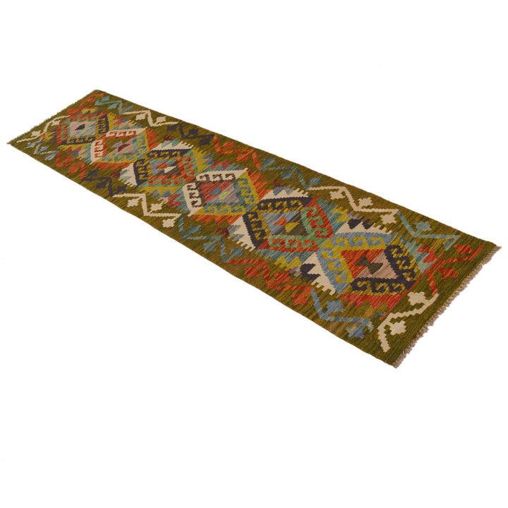 Handmade Vegetable Kelim Runner 1' 8"x 6' 8" - No. AL48184