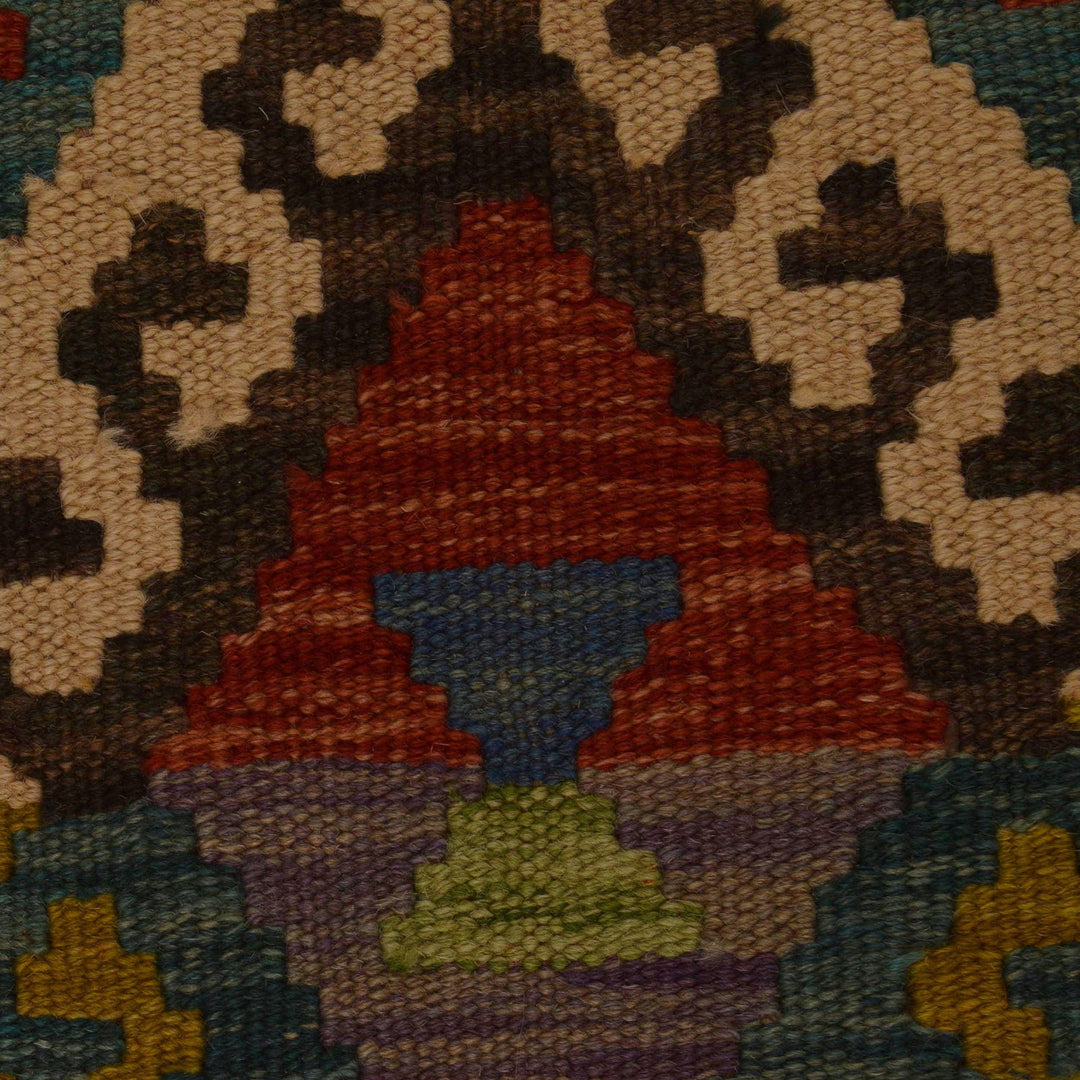 Handmade Vegetable Kelim Runner 1' 8"x 6' 8" - No. AL48184