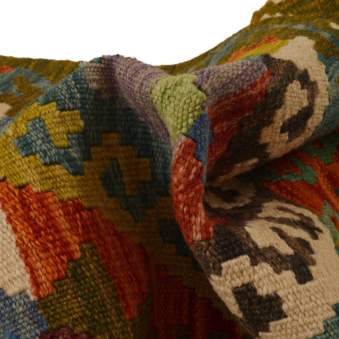 Handmade Vegetable Kelim Runner 1' 8"x 6' 8" - No. AL48184