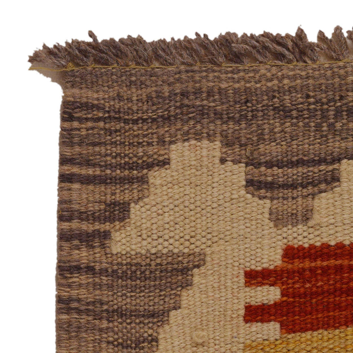 Hand Knotted Flatweave Kilim 3' 7" x 5' 1" - No. AL30998