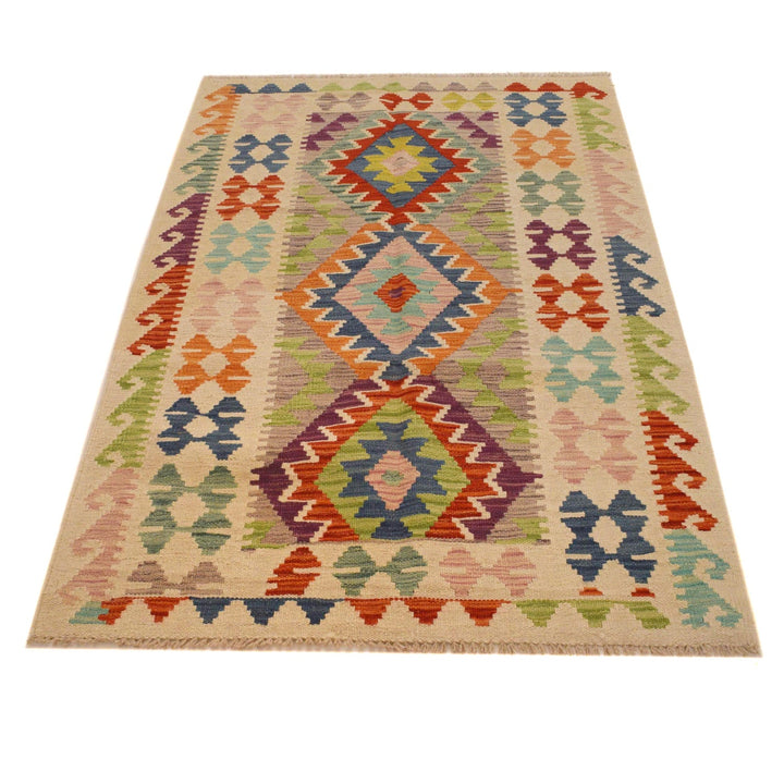 Hand Knotted Flatweave Kilim 3' 3" x 5' 5" - No. AL85554