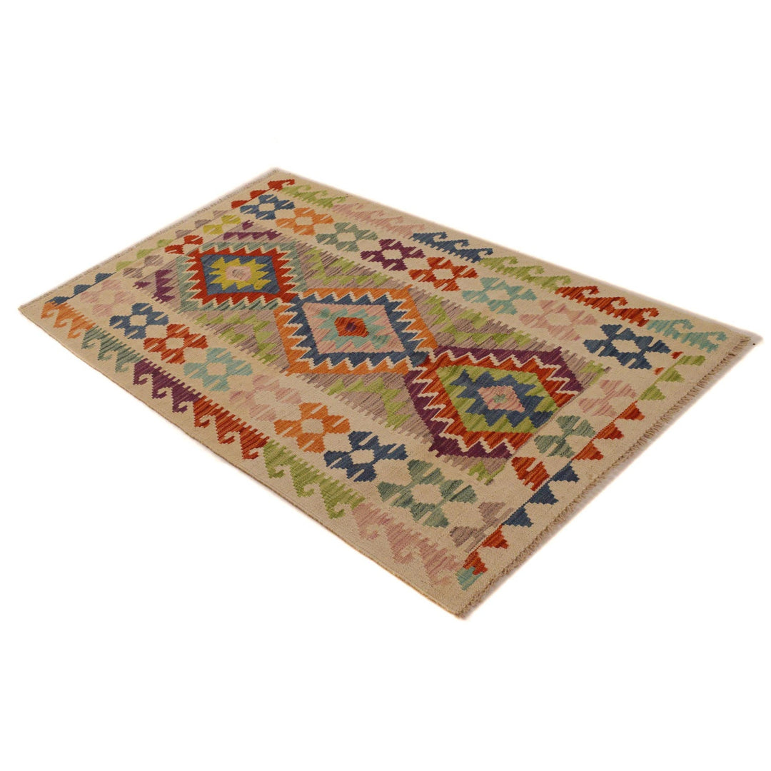 Hand Knotted Flatweave Kilim 3' 3" x 5' 5" - No. AL85554