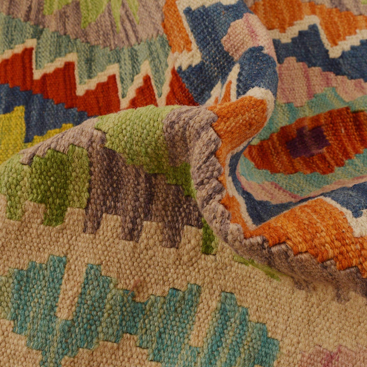 Hand Knotted Flatweave Kilim 3' 3" x 5' 5" - No. AL85554