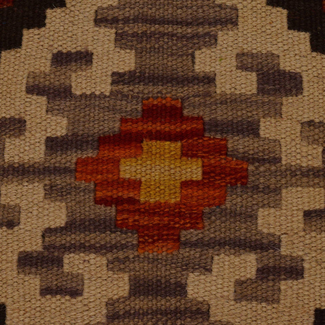 Handmade Afghan Vegetable Kilim 3' 2" x 5' 1" - No. AL24588