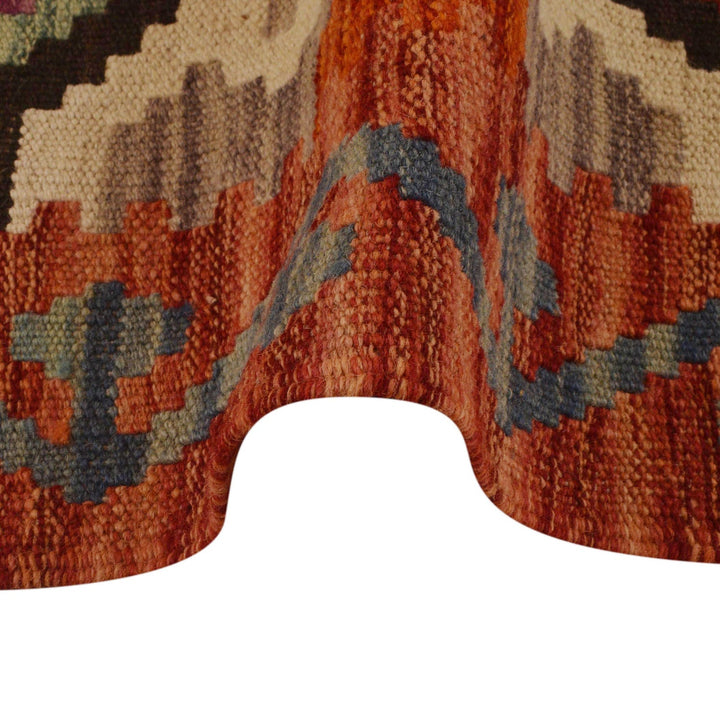 Handmade Afghan Vegetable Kilim 3' 2" x 5' 1" - No. AL24588