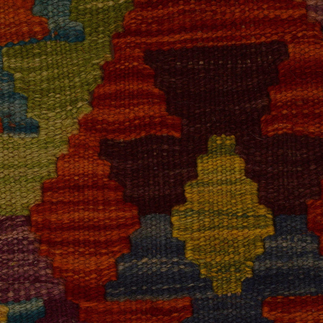 Hand Made Afghan Kilim 3' 3" x 4' 10" - No. AL98089