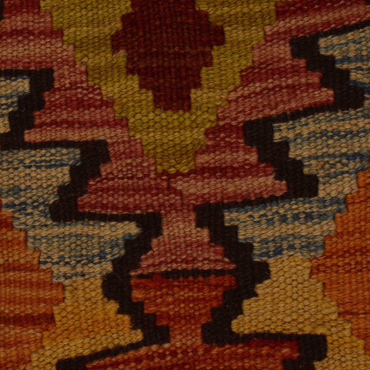 Hand Woven Wool Kelim Runner 2' 3"x 6' 7" - No. AL99864