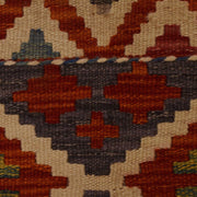 Handmade Turkish Design Wool Kilim Runner 2' 4"x 6' 5" - No. AL56956
