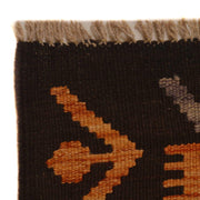 Colorful Flat-Weave Wool Kilim 5' 10" x 8' 2" - No. AL70122