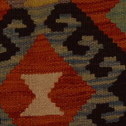Colorful Flat-Weave Wool Kilim 5' 10" x 8' 2" - No. AL70122
