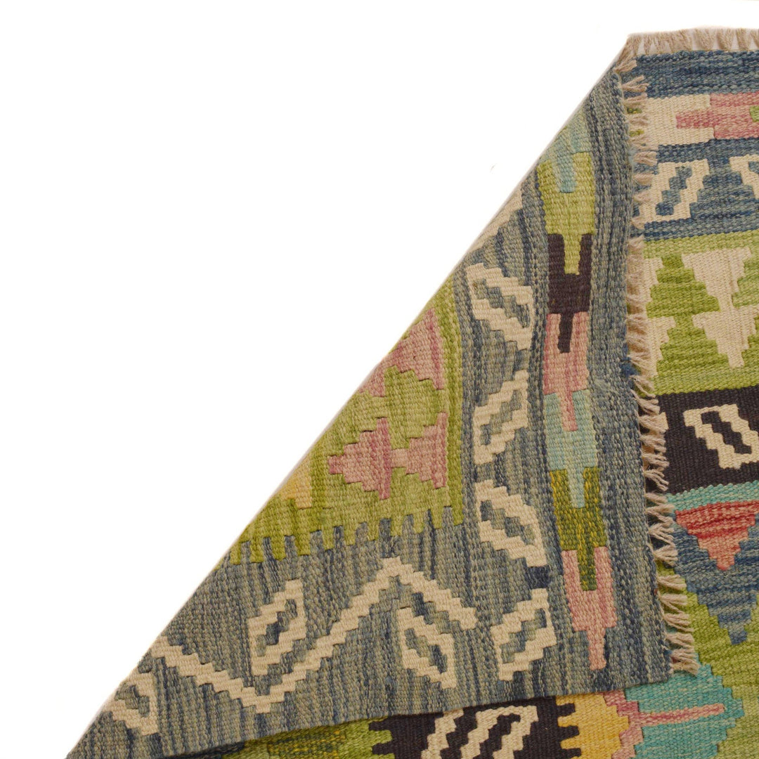 Handmade Turkish Design Wool Kilim 5' 8" x 8' 4" - No. AL61870