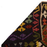 Colorful Flat-Weave Wool Kilim 5' 2" x 6' 7" - No. AL81861