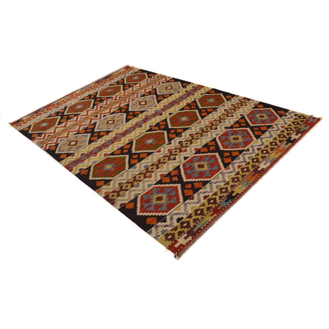 Handmade Vegetable Kilim 4' 10" x 7' 5" - No. AL93200