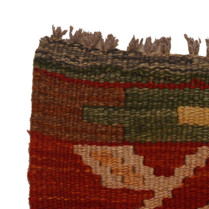 Colorful Flat-Weave Wool Kilim 3' 0" x 4' 10" - No. AL99102