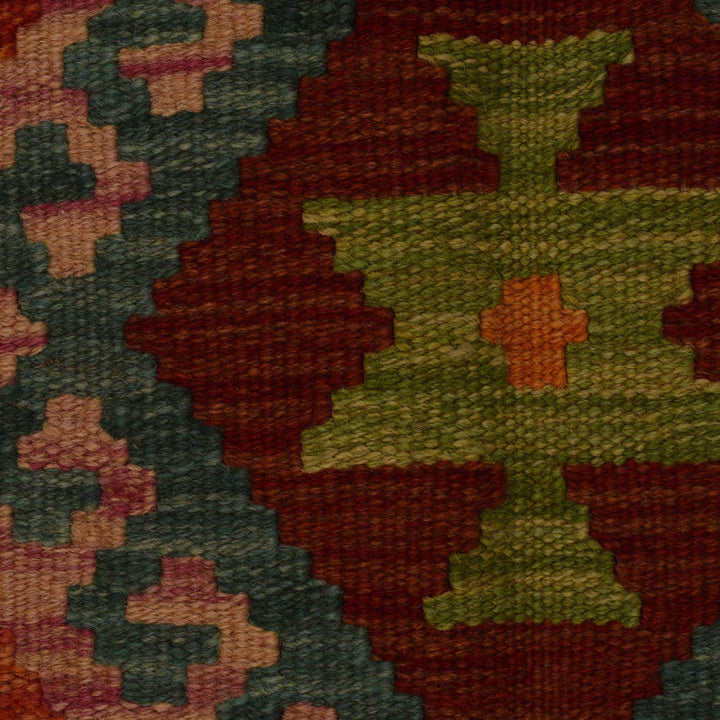 Handmade Vegetable Kilim 3' 4" x 4' 11" - No. AL80148