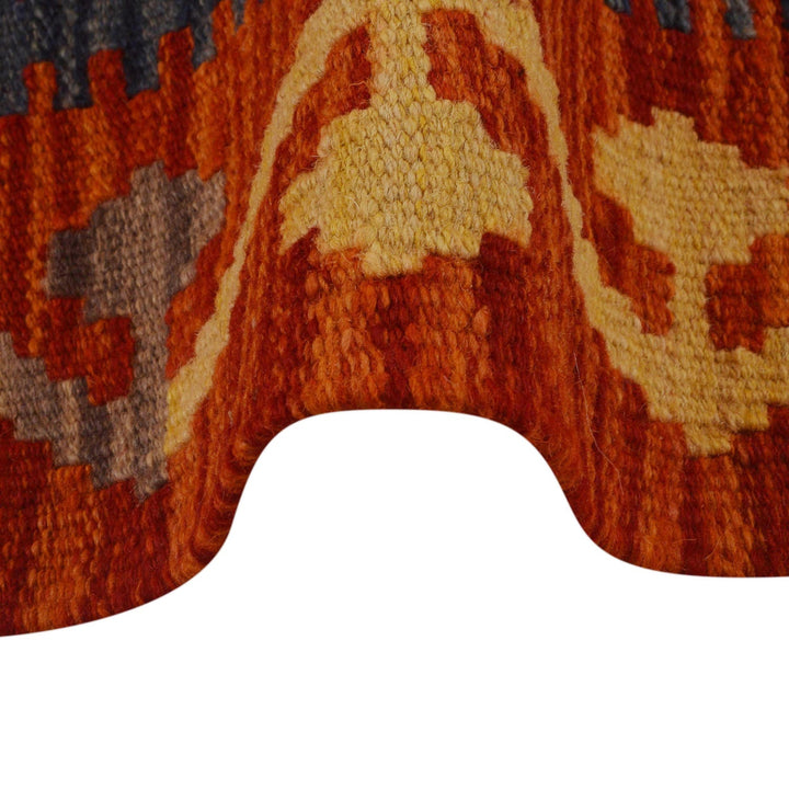 Handmade Vegetable Kilim 3' 4" x 4' 11" - No. AL80148