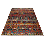 Hand Knotted Afghan Style Kilim 9' 7" x 12' 8" - No. AL88045