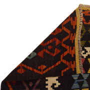 Colorful Flat-Weave Wool Kilim 8' 4" x 9' 9" - No. AL74808