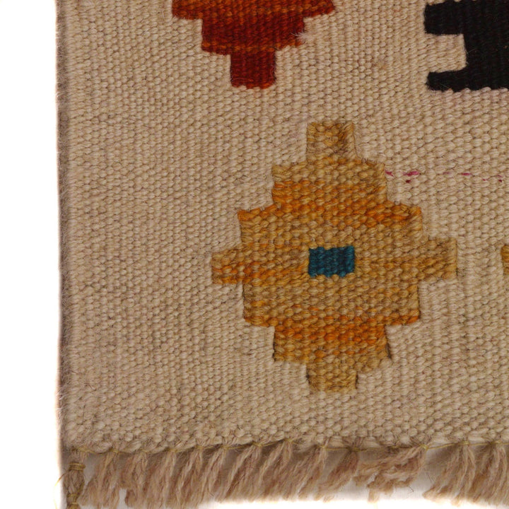 Handmade Afghan Vegetable Kilim 9' 10" x 13' 2" - No. AL32425
