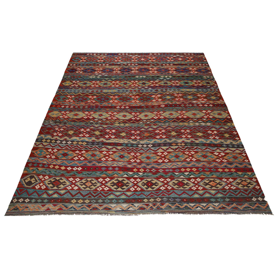 Hand Made Afghan Kilim 9' 9" x 12' 10" - No. AL87833