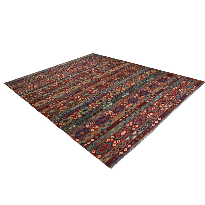 Hand Made Afghan Kilim 9' 9" x 12' 10" - No. AL87833